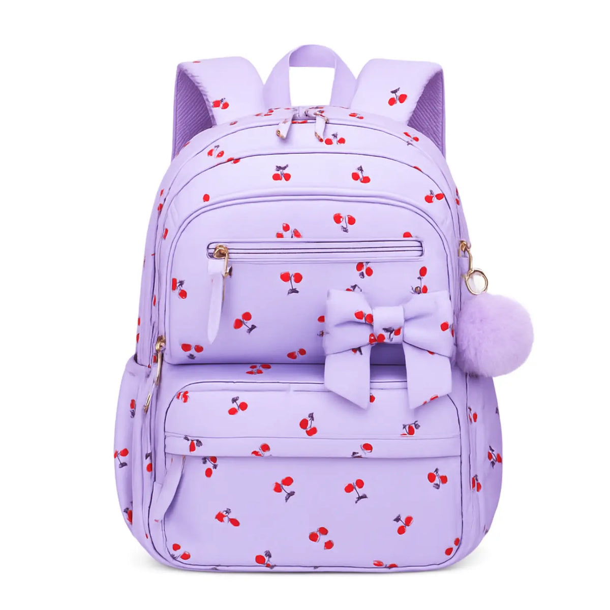 Sac à dos étudiante 1 pcs violet cerise