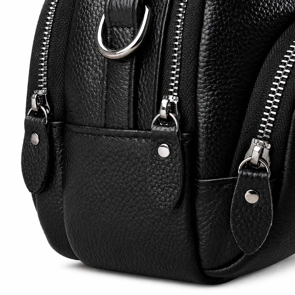 Sac à main en cuir de vachette détails