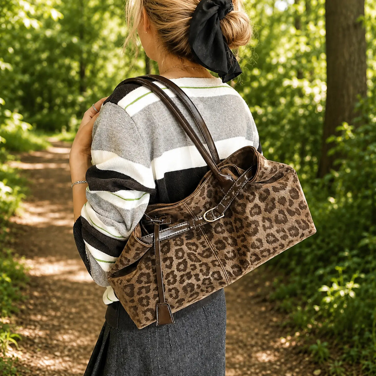 Sac cabas léopard