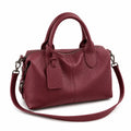 Sac en cuir souple rouge