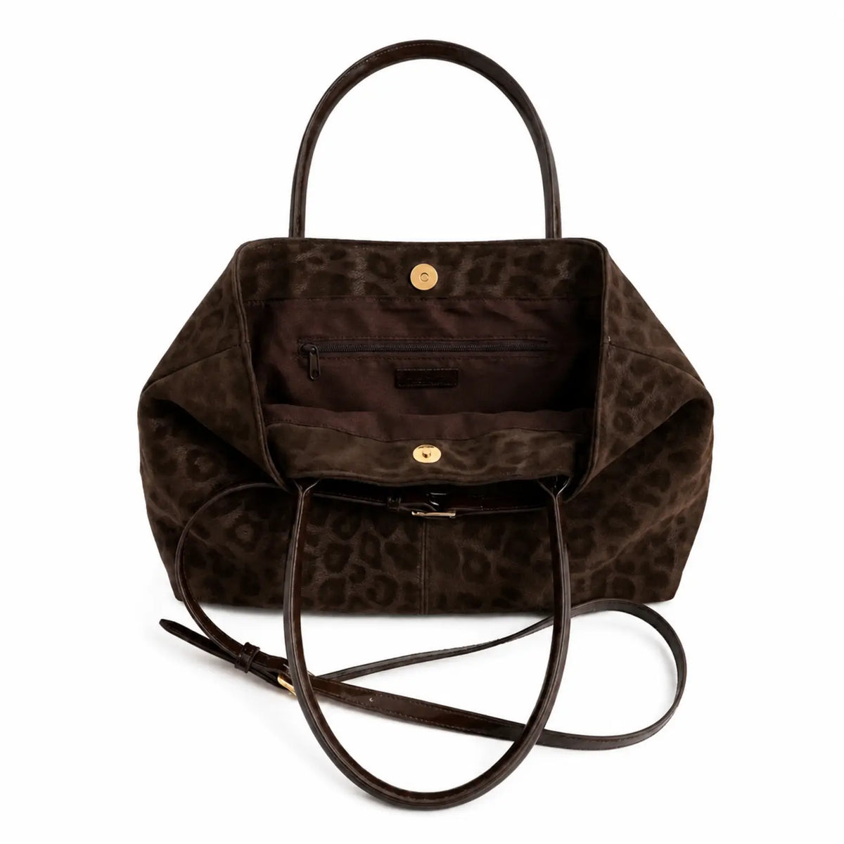 Sac léopard vue interieur 